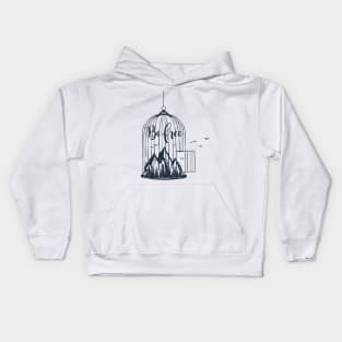 Free like a bird Kids Hoodie